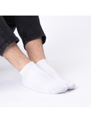 Occulto 10er Pack 100% Baumwolle Sneaker Socken Ingmar in Weiß