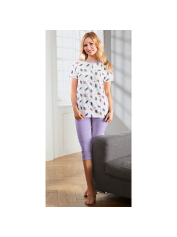 Erwin Müller Single-Jersey Schlafanzug in flieder