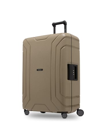 Redolz Essentials 15 4-Rollen Trolley 75 cm mit Dreipunkt-Verschluss in cool beige