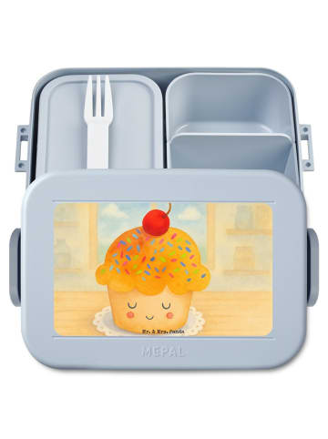 Mr. & Mrs. Panda MEPAL Bentobox Cupcake Design ohne Spruch in Blau Pastell