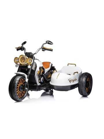 Chipolino Kinder Elektromotorrad DUO in weiß