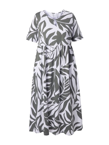 Ulla Popken Kleid in olivgrau