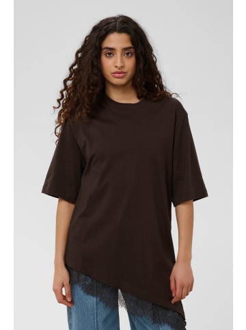 Soaked in Luxury T-Shirt kurzarm SLJina Baggy fit in Chocolate Torte