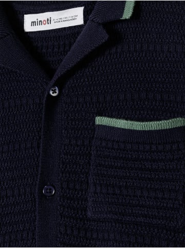 Minoti 2-tlg Hemd & Hose 29KNIT257 in dunkelblau