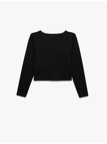 KOTON TSHIRT LS in Schwarz