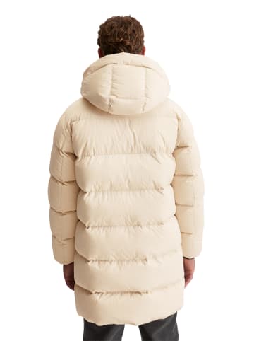 Marc O'Polo Lange Daunenjacke regular in gray silk