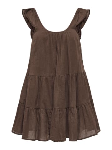 ONLY Kleid in Chocolate Martini