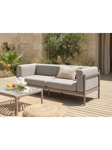 Beliani Gartensofa FERRETTI in Beige - (W) 187 x (H) 68 x (L) 73 cm