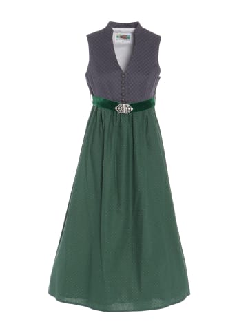 Berwin Elegantes Umstandsdirndl mit Stehkragen & Gürtel