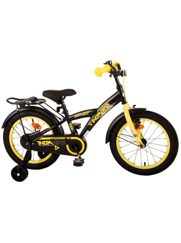 Volare Kinderfahrrad Thombike für Jungen 16 Zoll Kinderrad in Schwarz Gelb 4 Jahre
