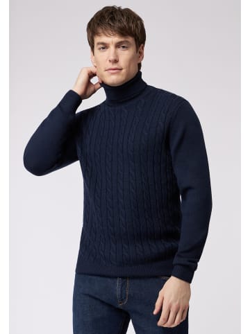 Roy Robson Strickpullover Strickpullover in dunkelblau