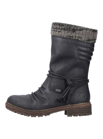 rieker Stiefel in Schwarz/Grau