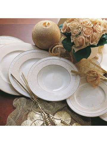 Villeroy & Boch Platzteller Ivoire in ø 30,6 cm in weiß-gold
