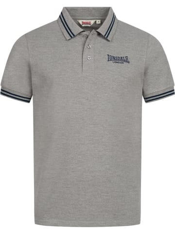 Lonsdale Polo "Markham Herren Poloshirt normale Passform" in Grau