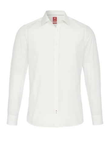 Pure - City Hemd Red Langarm in Weiß