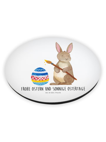 Mr. & Mrs. Panda Kühlschrankmagnet Hase Eier Malen mit Spruch in Weiß
