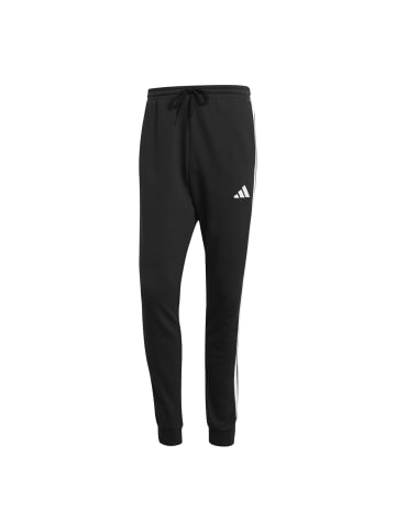 adidas Essentials 3-Streifen French Terry Hose in Schwarz