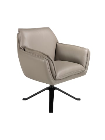 Angel Cerdá Drehbarer Sessel 5125 in Grau / Schwarz – (B)77 x (H)74 x (T)90 cm