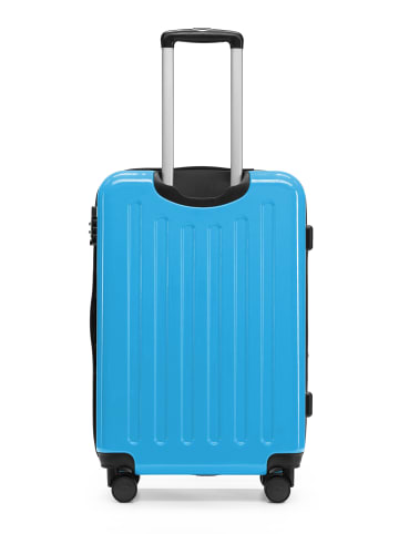 Hauptstadtkoffer Alex - Mittelgroßer Koffer, TSA in Cyanblau