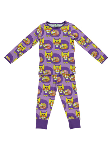 Småfolk Pyjama Katze in viola