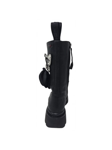 GIO+ Schnürstiefel  in Schwarz