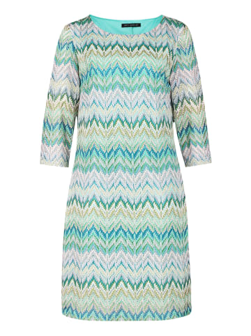 Betty Barclay Etuikleid mit 3/4 Arm in Khaki/Blau