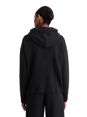 Marc O'Polo Strick-Hoodie regular in Deep Night Blue