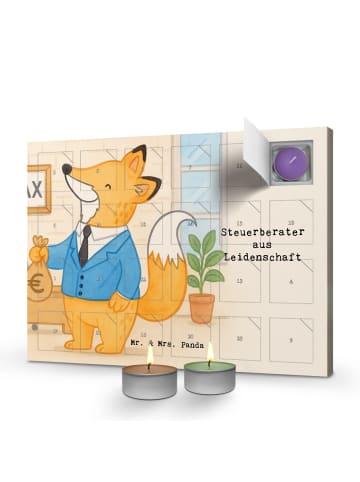 Mr. & Mrs. Panda Duftkerzen Adventskalender Steuerberater Leiden... in Weiß