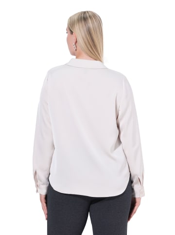 Ulla Popken Bluse in graubeige