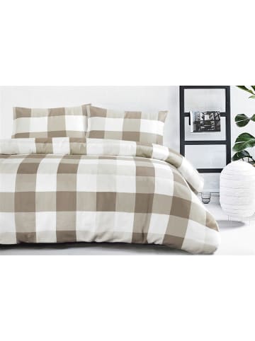 Kayoom Bettwäsche Nevada 125-FR 65 x 65 cm in taupe