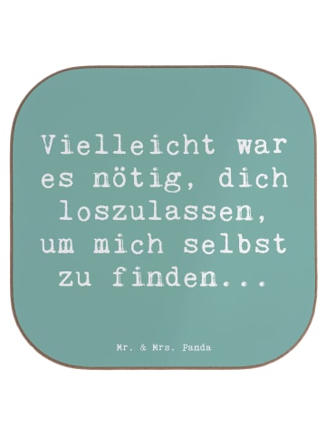 Untersetzer Spruch Liebeskummer Selbstfindung m... in Meeresbrise