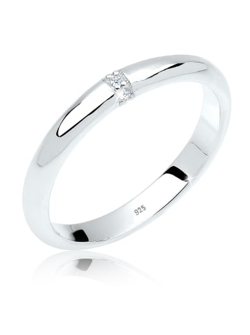 Elli DIAMONDS  Ring 925 Sterling Silber Ehering, Verlobungsring in Weiß
