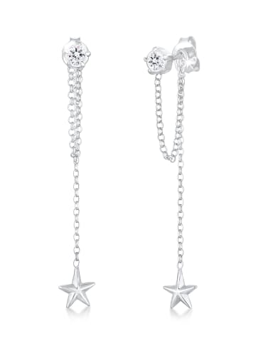 Elli Ohrringe 925 Sterling Silber Sterne, Astro, Stern in Silber