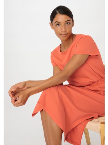 Hessnatur Jersey-Kleid in papaya