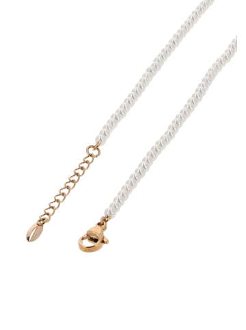 faina Women Beaded Necklace in White