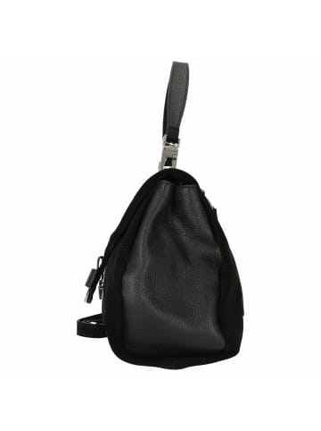 COCCINELLE Neofirenze Sued - Henkeltasche 30 cm in schwarz