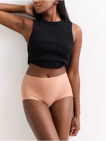 Erlich Textil  Slip Light Touch High Waist SLIP IM 3er PACK in mokka