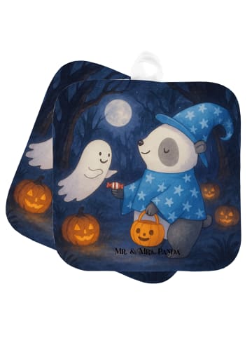 Mr. & Mrs. Panda Ofenhandschuhe Panda Zauberer Design ohne Spruch in Weiß