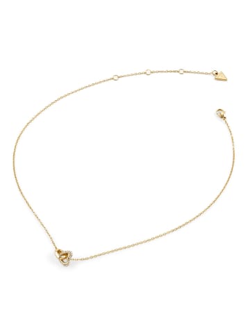 Guess Damen-Kette Herzen Goldfarben