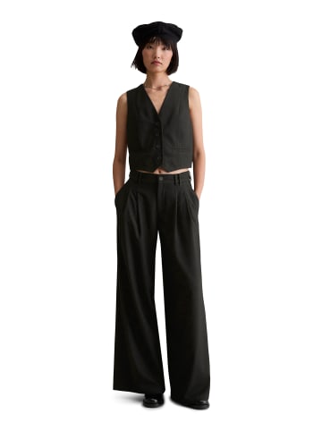 Marc O'Polo DENIM Nadelstreifen-Weste regular in Schwarz