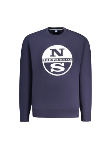 North Sails Blaues Baumwoll-Sweatshirt