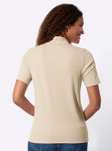 WITT WEIDEN Stehkragen-Shirt in elfenbein