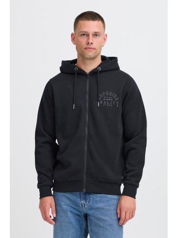 BLEND Kapuzenfleecejacke BHMSunic in Schwarz