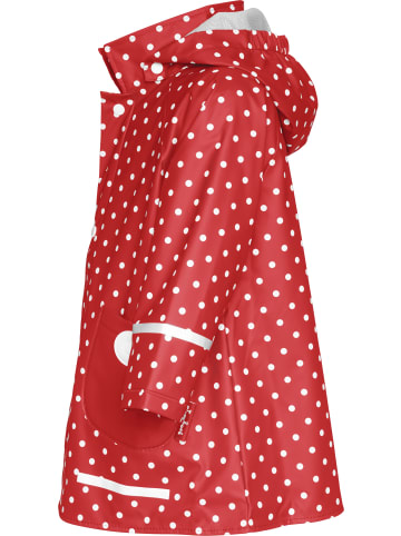 Playshoes Kinder Regenjacke "Regen-Mantel Punkte" in Rot
