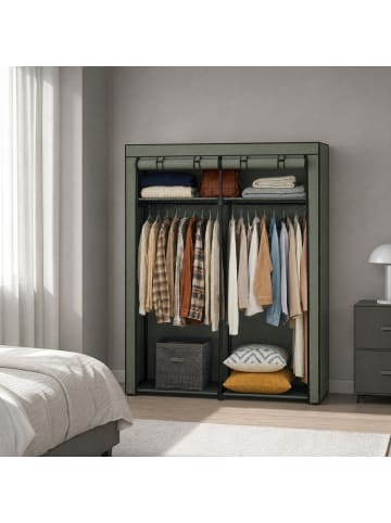 SONGMICS Kleiderschrank Rylan in Salbeigrün - (B)43 x (H)174 x (T)140 cm