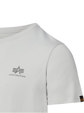 Alpha Industries T-Shirt in hellgrau - 0013