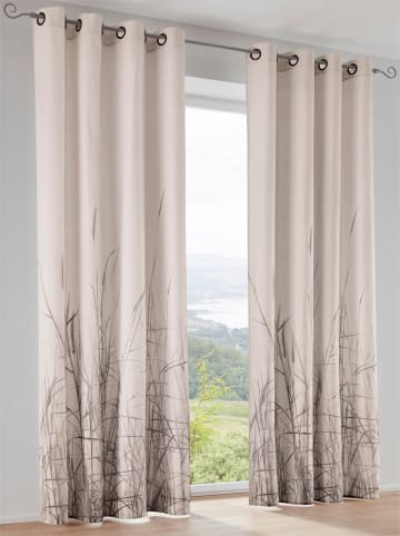 Heine Dekoschal in offwhite-braun