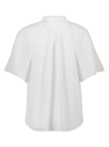 Zero  Bluse mit Falten in Offwhite