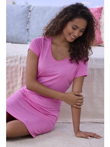 Vivance Active Nachthemd in pink-meliert