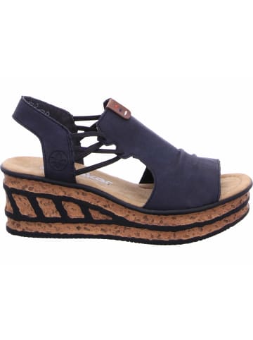 rieker Keilsandalette in blau
